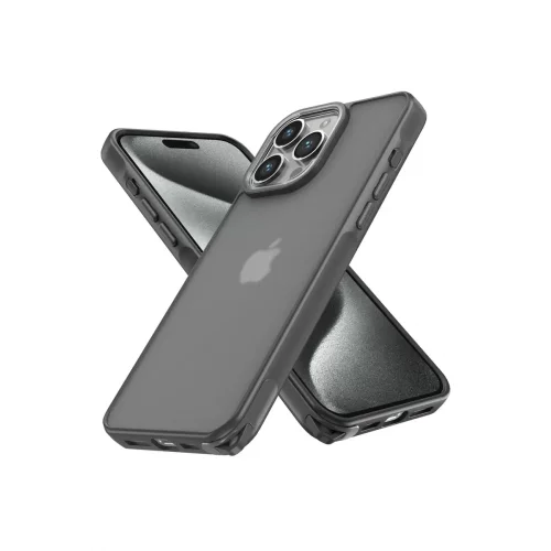 Mey İthalat®   iPhone 13 Pro Max Kılıf Elegant Kapak - Titan Gri