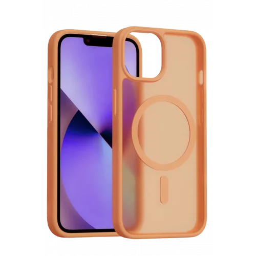 Mey İthalat® iPhone 14 Jota Magsafe Kapak - Turuncu