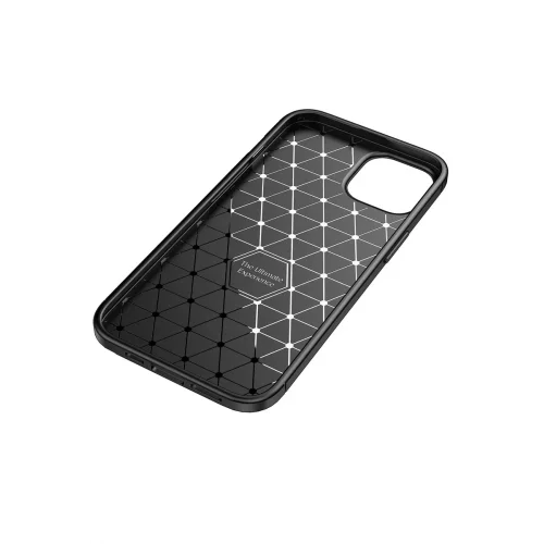 Mey İthalat®   iPhone 14 Plus Kılıf Auto Focus Karbon Kapak - Siyah