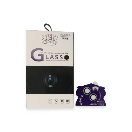 Mey İthalat®   iPhone 15 Bilvis Titan Kamera Lens - Sierra Blue