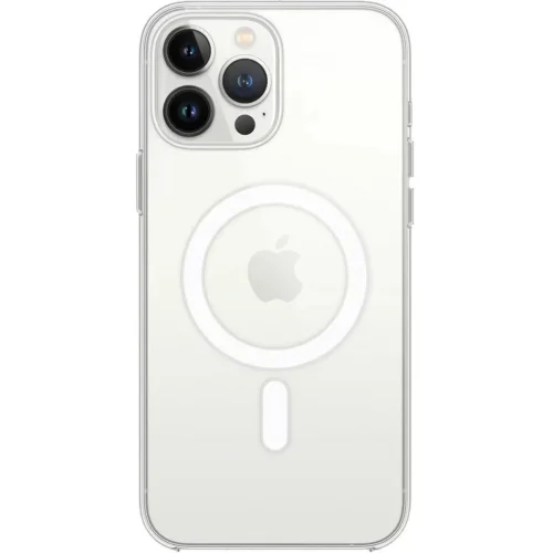 Mey İthalat®   iPhone 15 Pro Kılıf Magneticsafe Şeffaf Silikon - Şeffaf