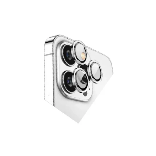Mey İthalat®   iPhone 15 Pro Max Bilvis Titan Kamera Lens - Gümüş