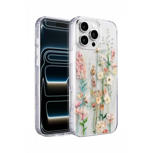 Mey İthalat®   iPhone 16 Pro Max Desina Magsafe Kapak - Desen 1