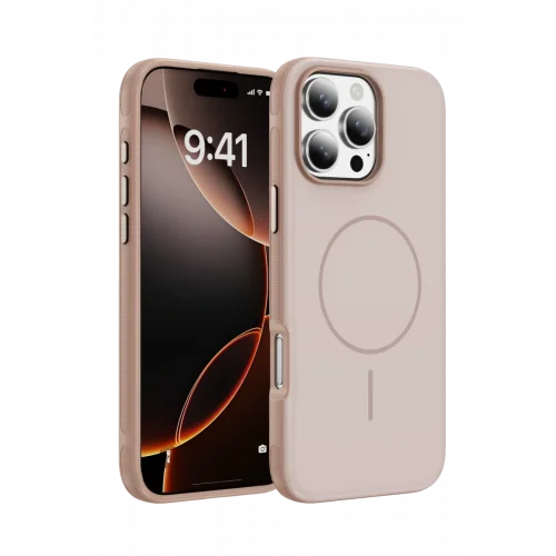Mey İthalat®   iPhone 16 Pro Max Neksa Magsafe Kapak - Rose