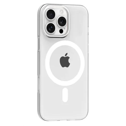 Mey İthalat®   iPhone 16 Pro Max PC Blank Magsafe Kapak - Şeffaf