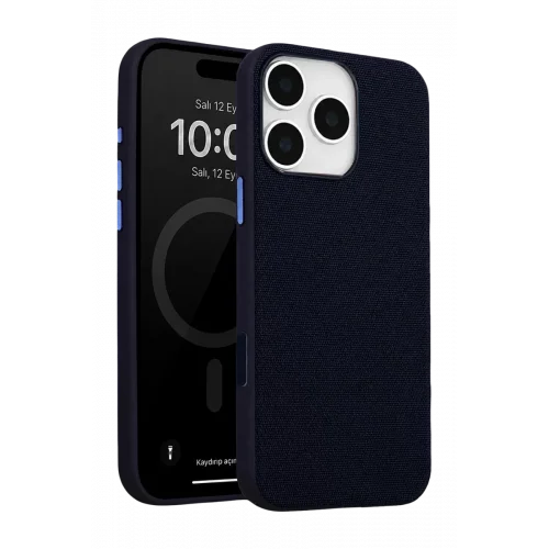 Mey İthalat®   iPhone 16 Pro Max Vero Magsafe Kapak - Mavi