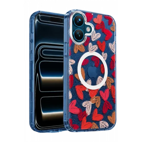 Mey İthalat®   iPhone 17 Desina Magsafe Kapak - Desen 6