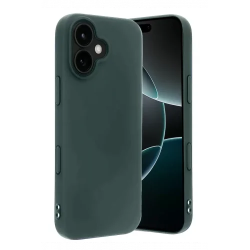 Mey İthalat®   iPhone 17 First Silikon - Koyu Yeşil