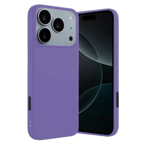 Mey İthalat®   iPhone 17 Pro Max First Silikon - Lila