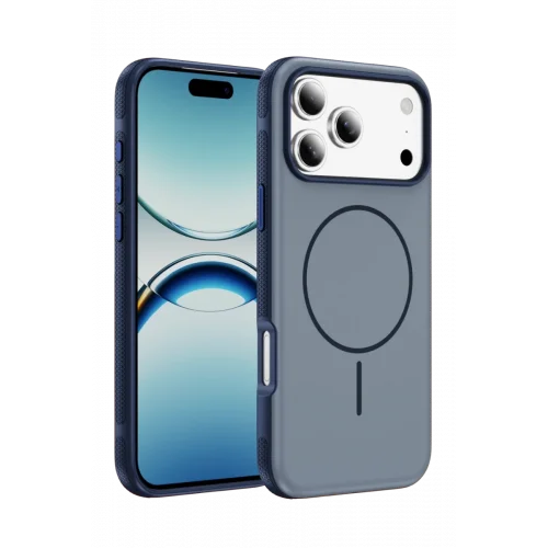 Mey İthalat®   iPhone 17 Pro Max Neksa Magsafe Kapak - Lacivert