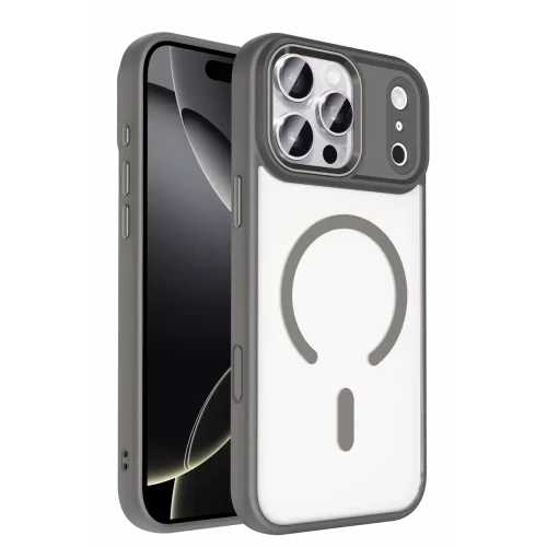 Mey İthalat®   iPhone 17 Pro Max Terea Magsafe Kapak - Gri