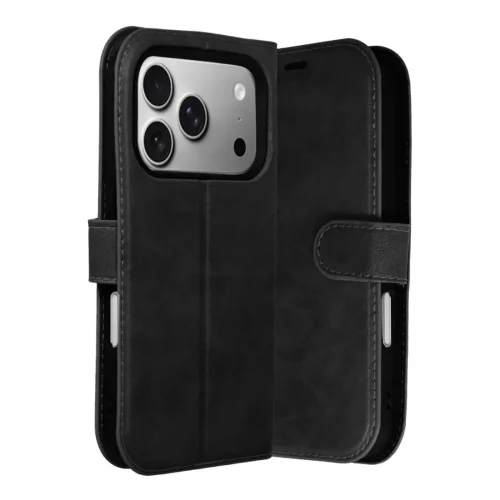 Mey İthalat®   iPhone 17 Pro Trend S Plus Kapaklı Kılıf - Siyah