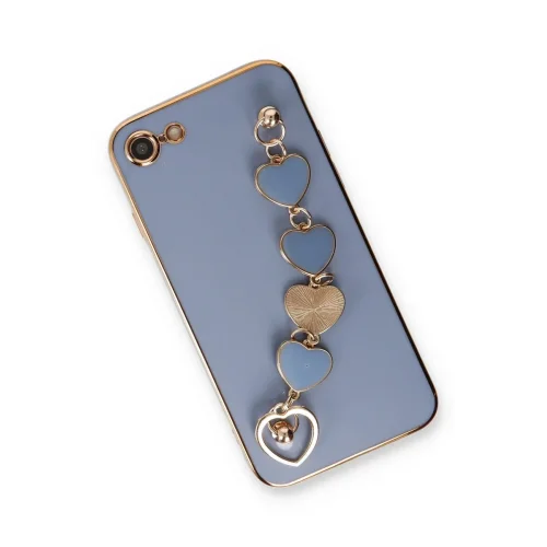 Mey İthalat®   iPhone 7 Kılıf Esila Silikon - Gri