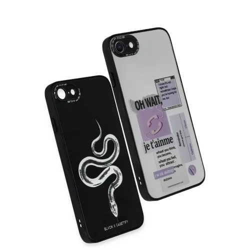 Mey İthalat®   iPhone 7 Kılıf Mirror Desenli Kapak - Mirror - 4