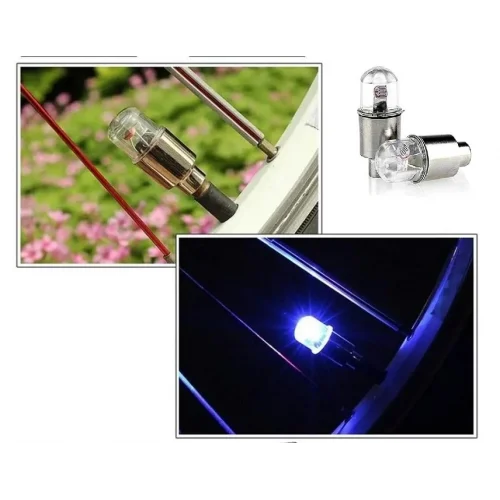 Mey İthalat® Işıklı Bisiklet Araba Sibop Kapağı 2 Adet