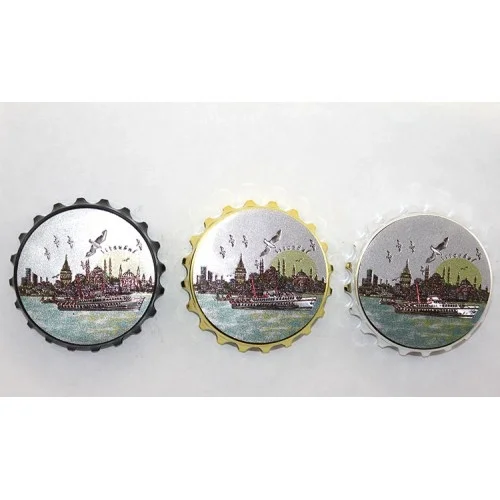 Mey İthalat® İstanbul Temalı Gazoz Kapağı Magnet - Model 1