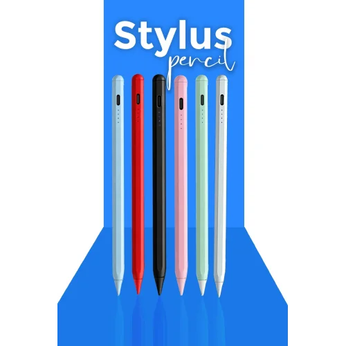Mey İthalat®  K2259 iPad Uyumlu Dokunmatik Stylus Kalem - Kırmızı