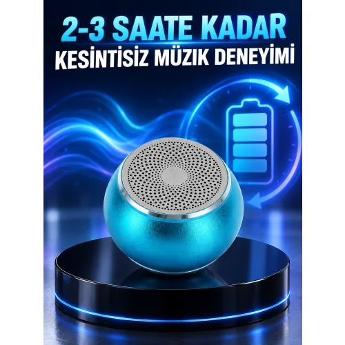 Mey İthalat® Kablosuz Bluetooth 5.0 Hoparlör | Kompakt ve Güçlü Ses Yeni Nesil