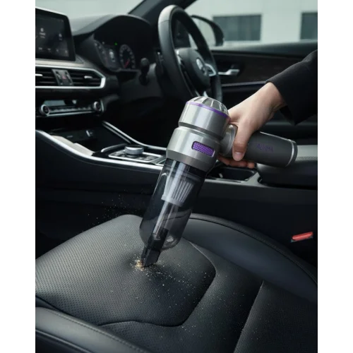 Mey İthalat® Kablosuz El Süpürgesi 17000PA Vakum Gücü 6000mAh Batarya