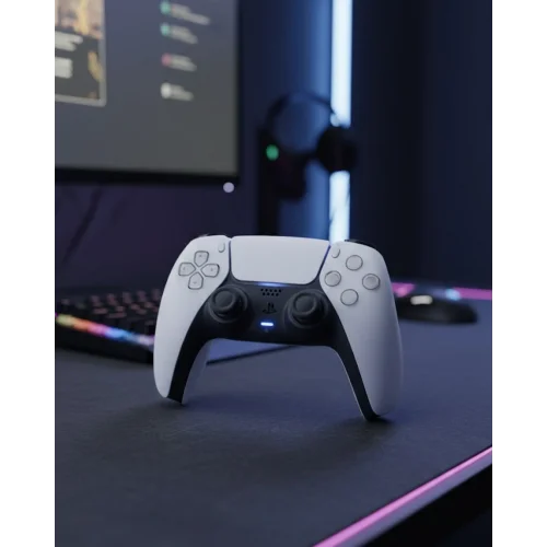 Mey İthalat® Kablosuz Oyun Kumandası PS5 İçin Titreşimli ve Konforlu Kullanım