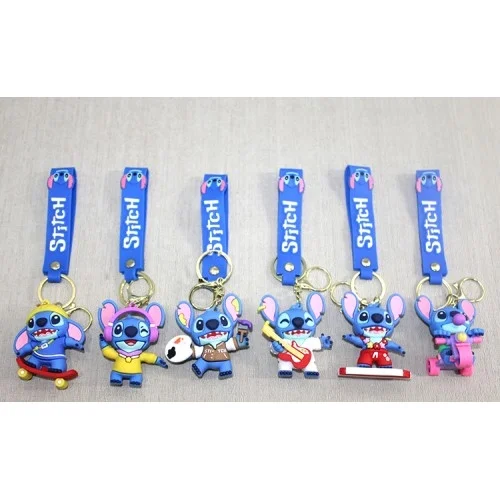Mey İthalat® Karışık Stitch Silikon Anahtarlık