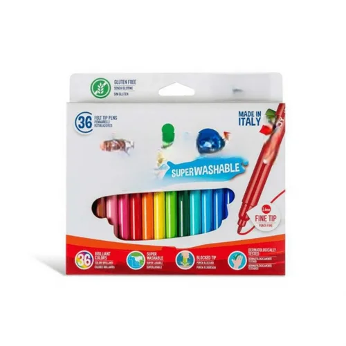 Mey İthalat® Keçeli Boya Kalemi 36’lı