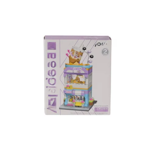 Mey İthalat® KP0108 BUBBLE TEA KAFE 302 PARÇA BLOCK OYUNCAK