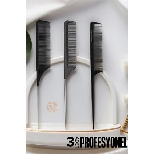Mey İthalat® Krepe Tarağı - Profesyonel Karbon Krepe Tarağı Seti 719689