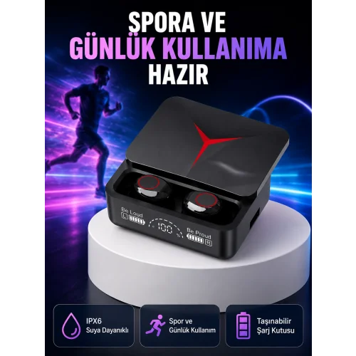 Mey İthalat® Kristal Ses Kaliteli Bluetooth Kulaklık – Android ve iOS Uyumlu Yeni Nesil