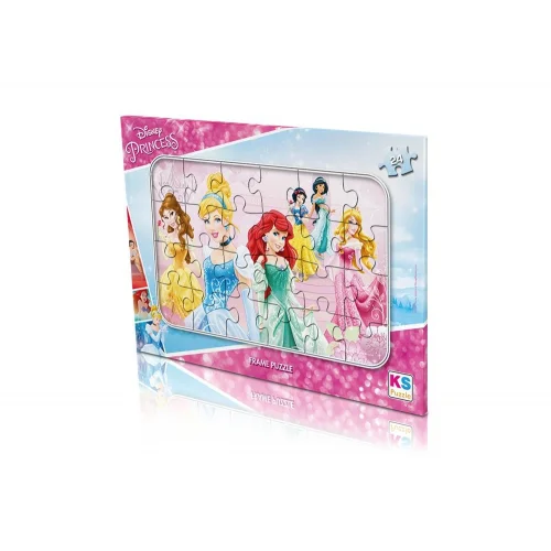 Mey İthalat® Ks Games 24 Parça  Princess Frame Puzzle