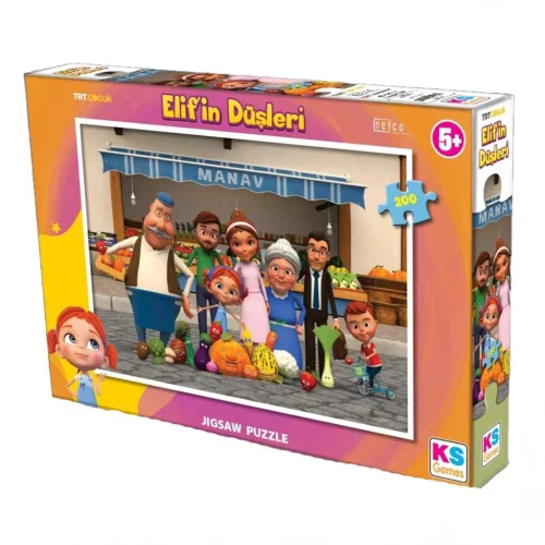 Mey İthalat®  KSElifinDüşleri200ParçaPuzzle