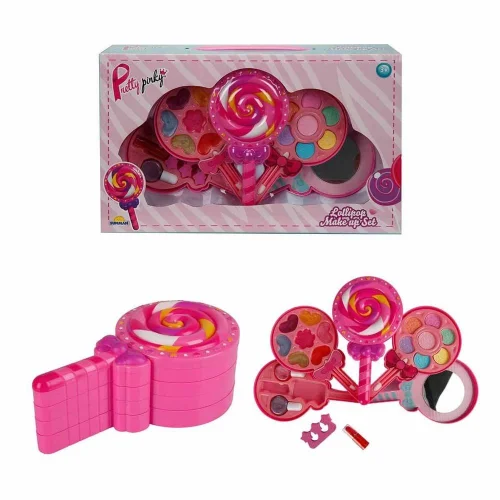 Mey İthalat® Lolipop Şekilli 4 Katlı Makyaj Güzellik Seti