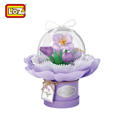 Mey İthalat® LZ1297   LEDLİ E BUKETİ  BLOCK OYUNCAK 272 PARÇA