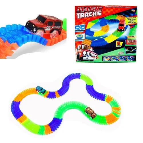 Mey İthalat® Magic Tracks Yol Oyun Seti 168 Parça