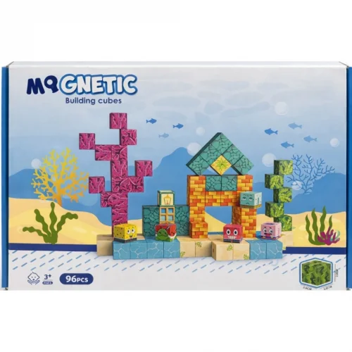 Mey İthalat® Magnetic Building Küpleri 96 Parça
