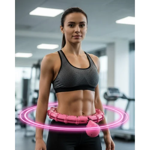 Mey İthalat® Masajlı Akıllı Hula Hoop Ayarlanabilir Fitness Çemberi