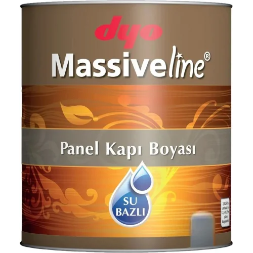 Mey İthalat® Massiveline Su Bazlı Panel Kapı Boyası Beyaz 0,75 Litre