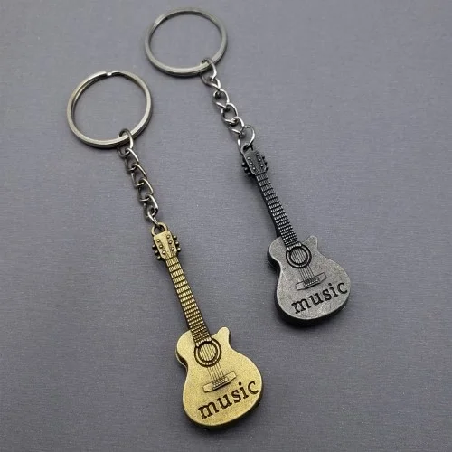 Mey İthalat® Metal Gitar Anahtarlık