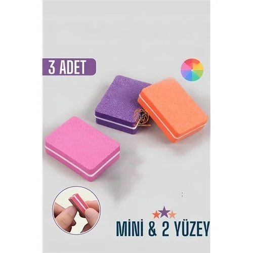Mey İthalat® Mini Tırnak Törpüsü 100/180 Grid  3 Adet 720723