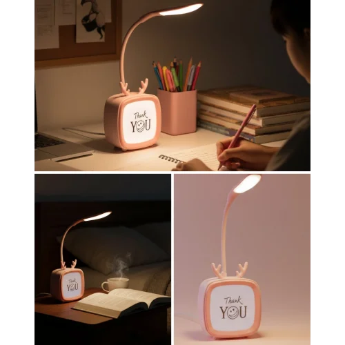 Mey İthalat® Modern Tasarımlı Şarj Edilebilir LED Gece Lambası