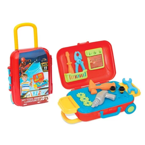 Mey İthalat® Oyuncak Bavul Tamir Seti 15 Parça
