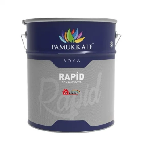 Mey İthalat® Pamukkale Rapid Endüstriyel Boya 2,5 Kg 9005 Mat Siyah