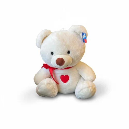 Mey İthalat® PL50200 35 CM KALP NAKIŞLI AYI- HLY