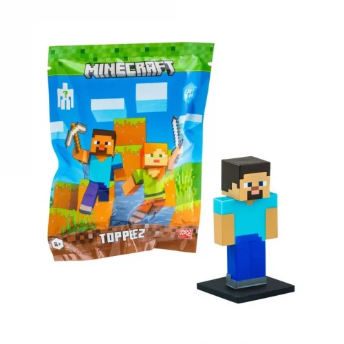 Mey İthalat® PMI MC2005 Minecraft Sürpriz 3D Figür Toppeez 24lü