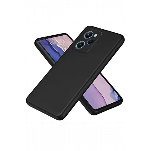 Mey İthalat®   Poco X5 Pro 5G Nano içi Kadife Silikon - Siyah