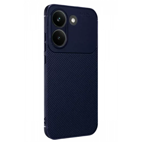 Mey İthalat®   Poco X8 Pro Auto Focus Karbon Kapak - Lacivert