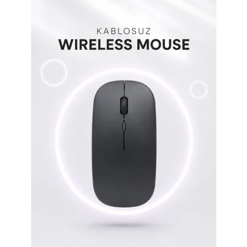Mey İthalat® Profesyonel Mouse Wireless  Faresi Bluetooth Bağlantılı