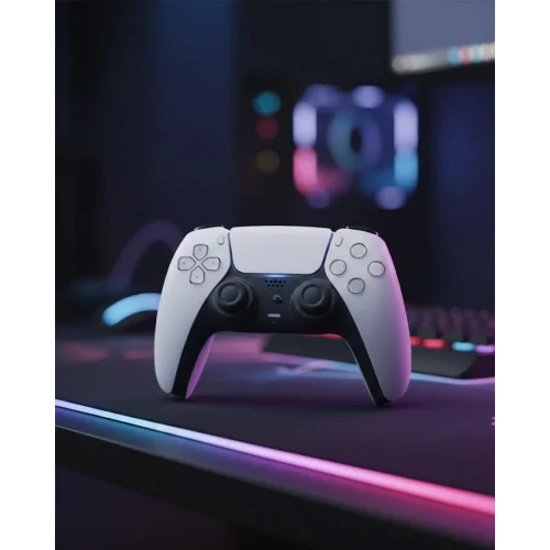 Mey İthalat® PS5 Uyumlu Kablosuz Oyun Kolu Sessiz Tuşlar ve Güçlü Performans