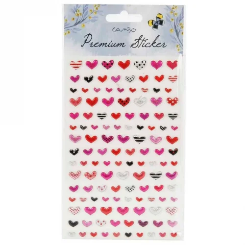 Mey İthalat® Puf Sticker Kalp