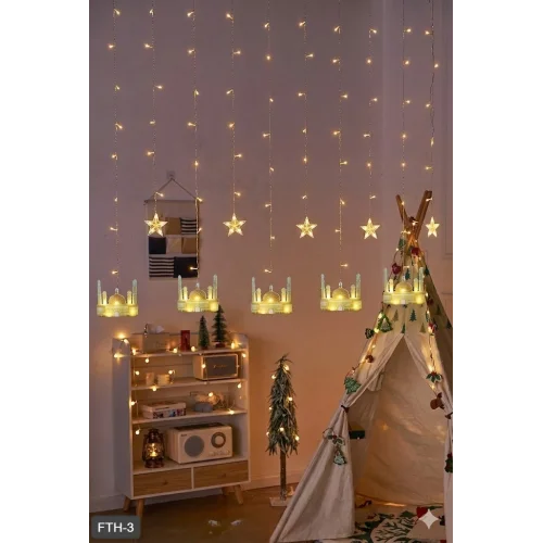 Mey İthalat® Ramazan Perde LED Işık 3 Metre